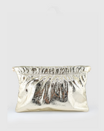 Izoa Leona Clutch in Gold