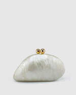 Izoa Eleanor Clutch Cream