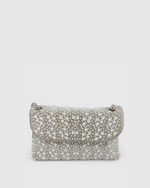 Izoa Eska Clutch Pearl Crystal