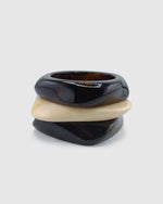 Izoa Raven Bangle Stack
