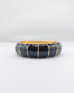 Izoa Margo Bangle Gold Black