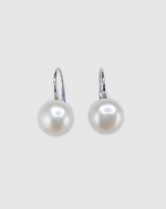Izoa Cecilia Earrings Silver Freshwater Pearl