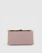 Izoa Amanda Clutch Pink Gold