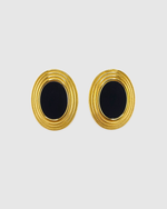 Izoa Adeline Stud Earring Black