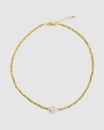 Izoa Amarae Pearl Necklace Gold