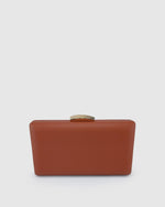 Izoa Bianca Clutch in Cocoa