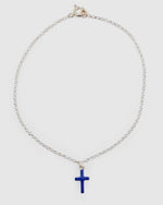 Izoa Blue Cross Bracelet