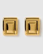 Izoa Evangeline Stud Earrings Gold