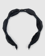 Izoa Raven Headband Black Pearl