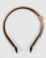 Izoa Harlow Pearl Headband Peach