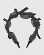 Izoa Kalani Bow Headband Black
