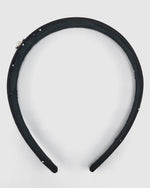 Izoa Manon Flower Headband Black