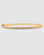 Izoa Emily Cubic Zirconia Cuff Gold