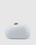 Izoa Daisy Clutch White