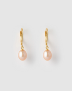 Izoa Juliet Earrings Pink Pearl