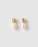 Izoa Marissa Stud Earrings Gold
