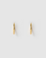 Izoa Medium Solid Huggie Earrings