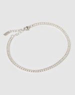 Izoa Mini Tennis Bracelet Silver