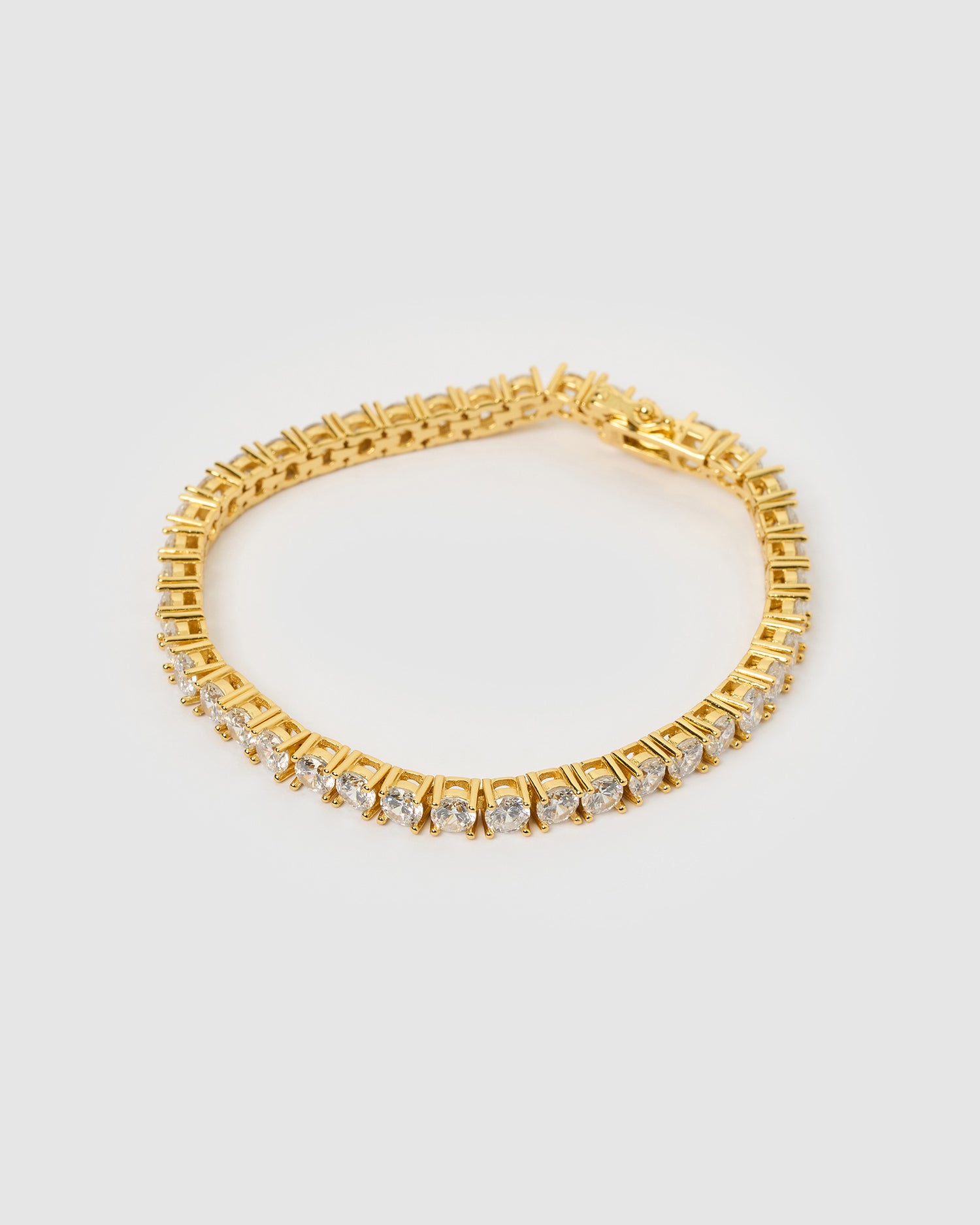 Izoa Mabel Tennis Bracelet Gold