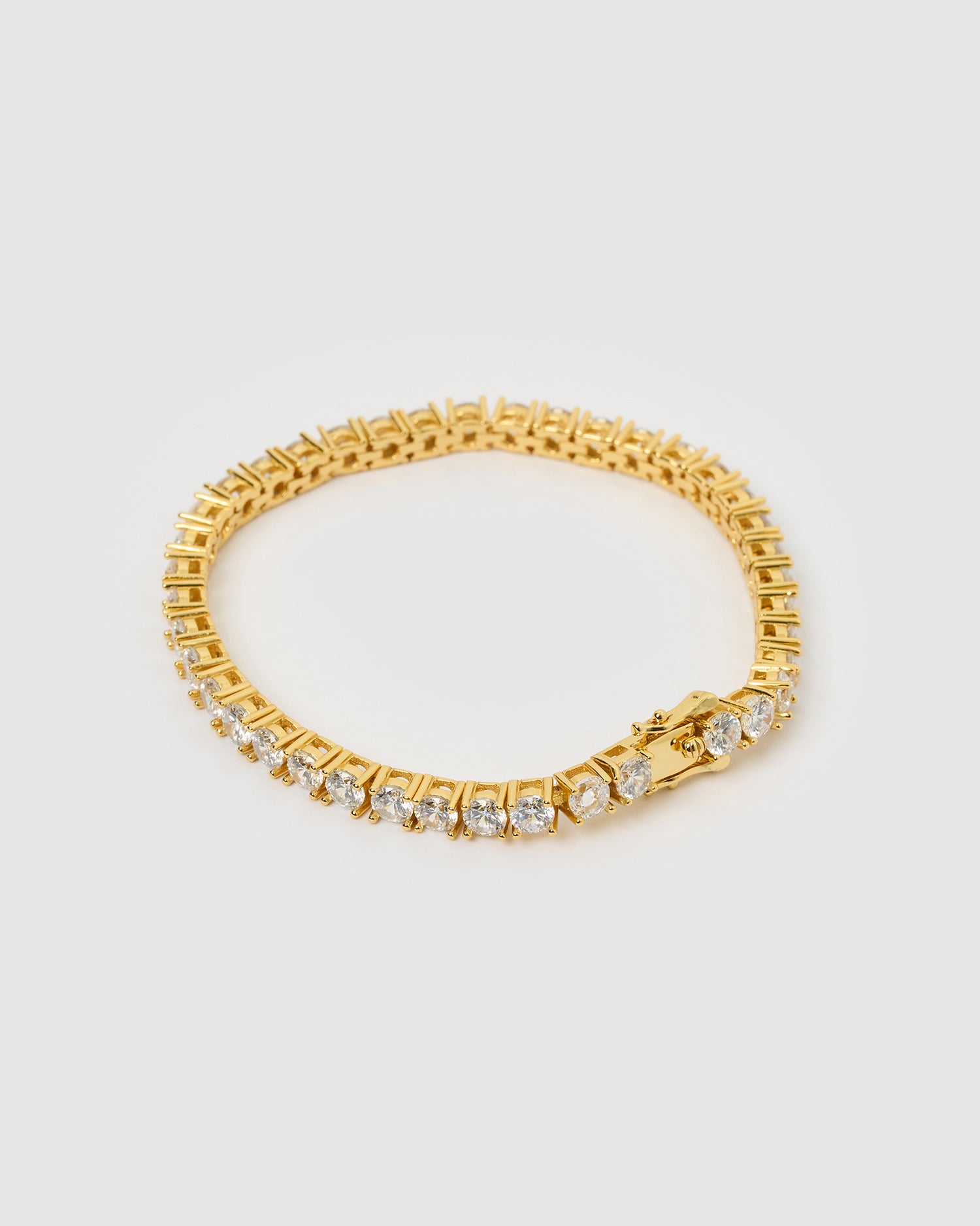 Izoa Mabel Tennis Bracelet Gold