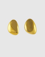 Izoa Rhiannon Stud Earrings Gold