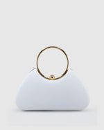 Izoa Skye Clutch in White
