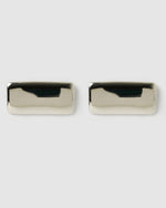 Izoa Tamara Stud Earrings Silver