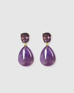 Izoa Velora Earrings Amethyst