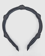 Izoa Zoey Pearl Headband Black
