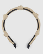 Izoa Zoey Pearl Headband Champagne