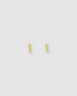 Izoa Little Letter I Stud Earrings Gold