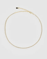 Izoa Renee Tennis Choker Gold Clear