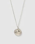 Izoa Evil Eye Pendant Necklace Silver