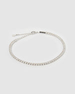 Izoa Holly Anklet Silver