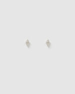 Izoa Strike Stud Earrings in Sterling Silver