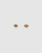 Izoa Ira Stud Earrings Gold