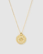 Izoa South Pendant Necklace Gold
