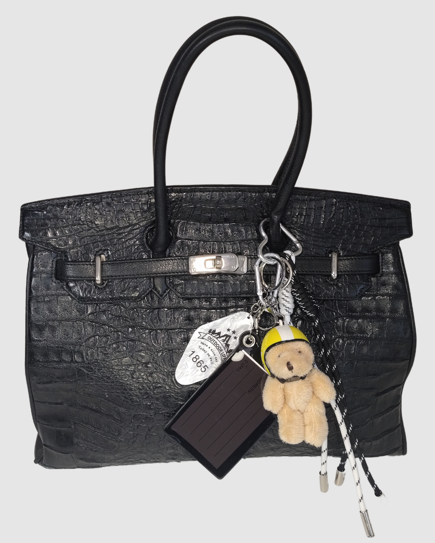 Izoa Yellow Teddy Bag Charm