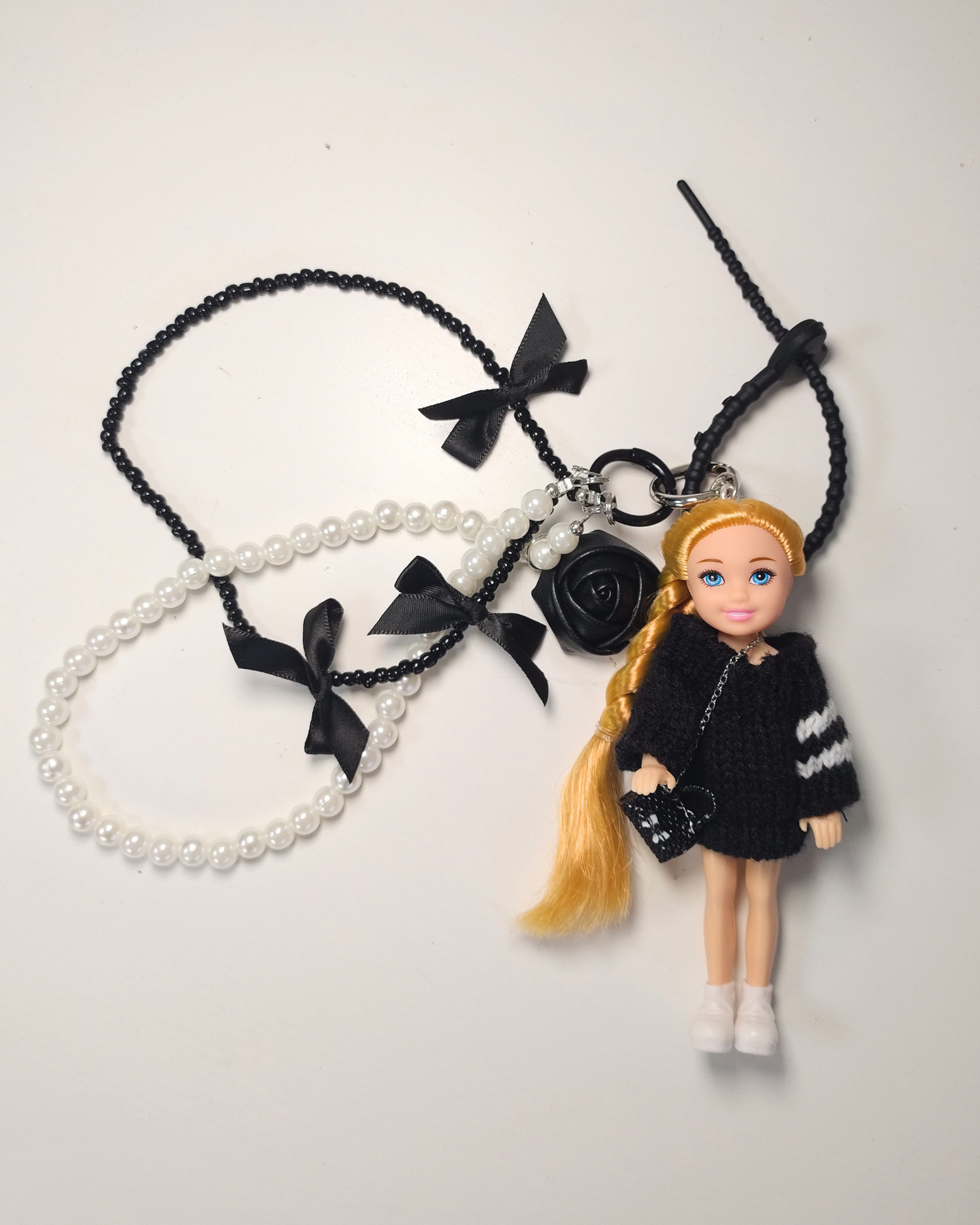 Izoa Rose Doll Bag Charm