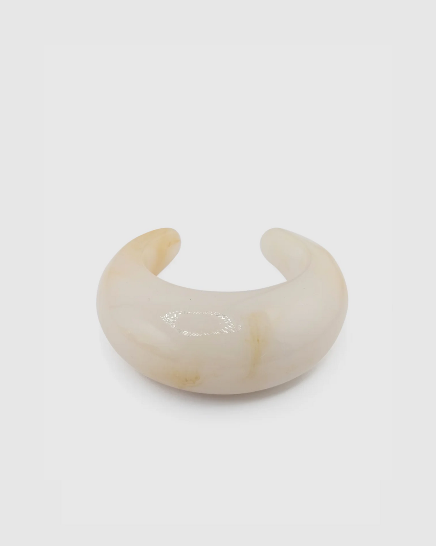 Izoa Resin Chunky Bangle Set Red/White