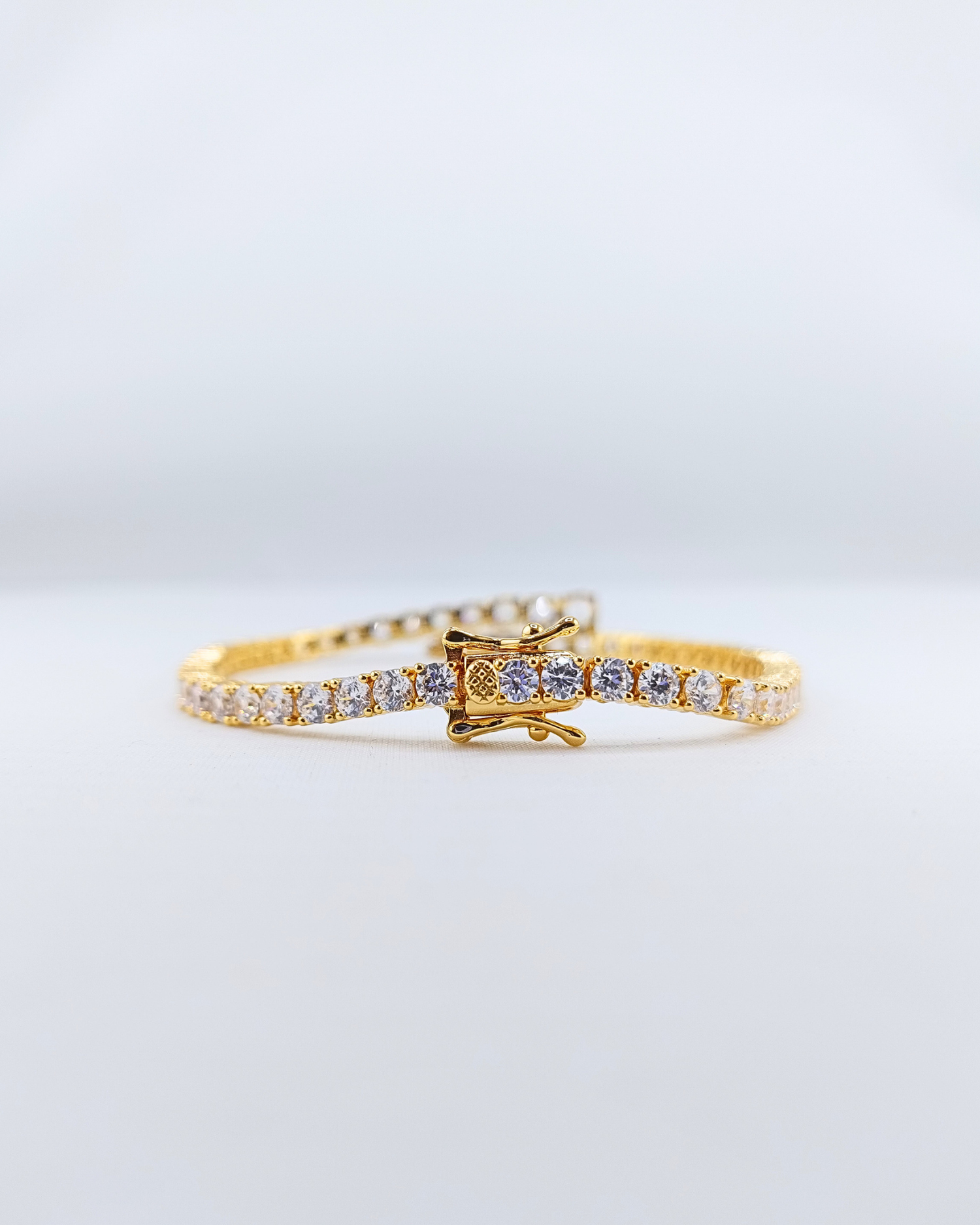 Izoa Josephine Tennis Bracelet Gold