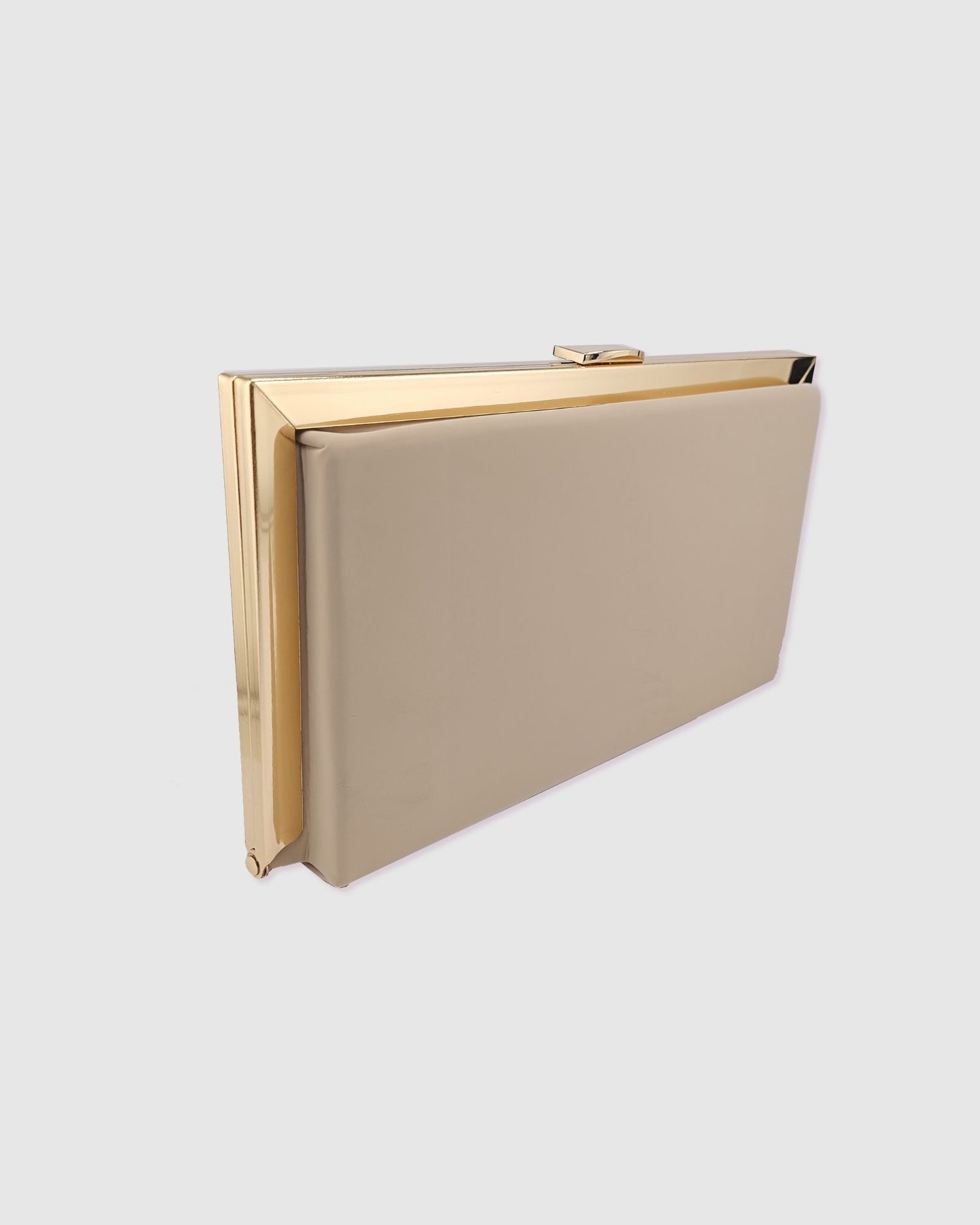 Izoa Amanda Clutch Nude Gold