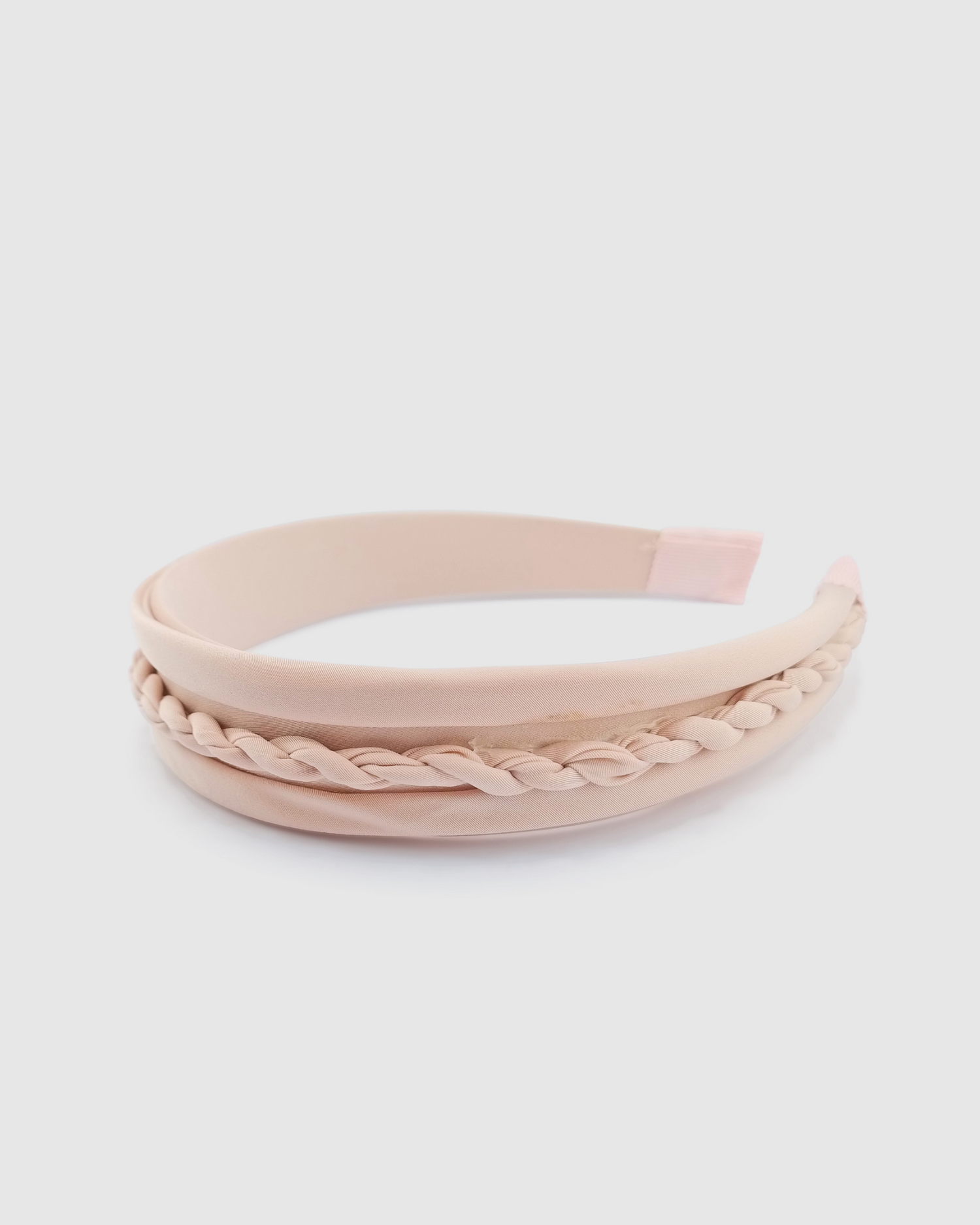 Izoa Avalon Braided Headband Pink