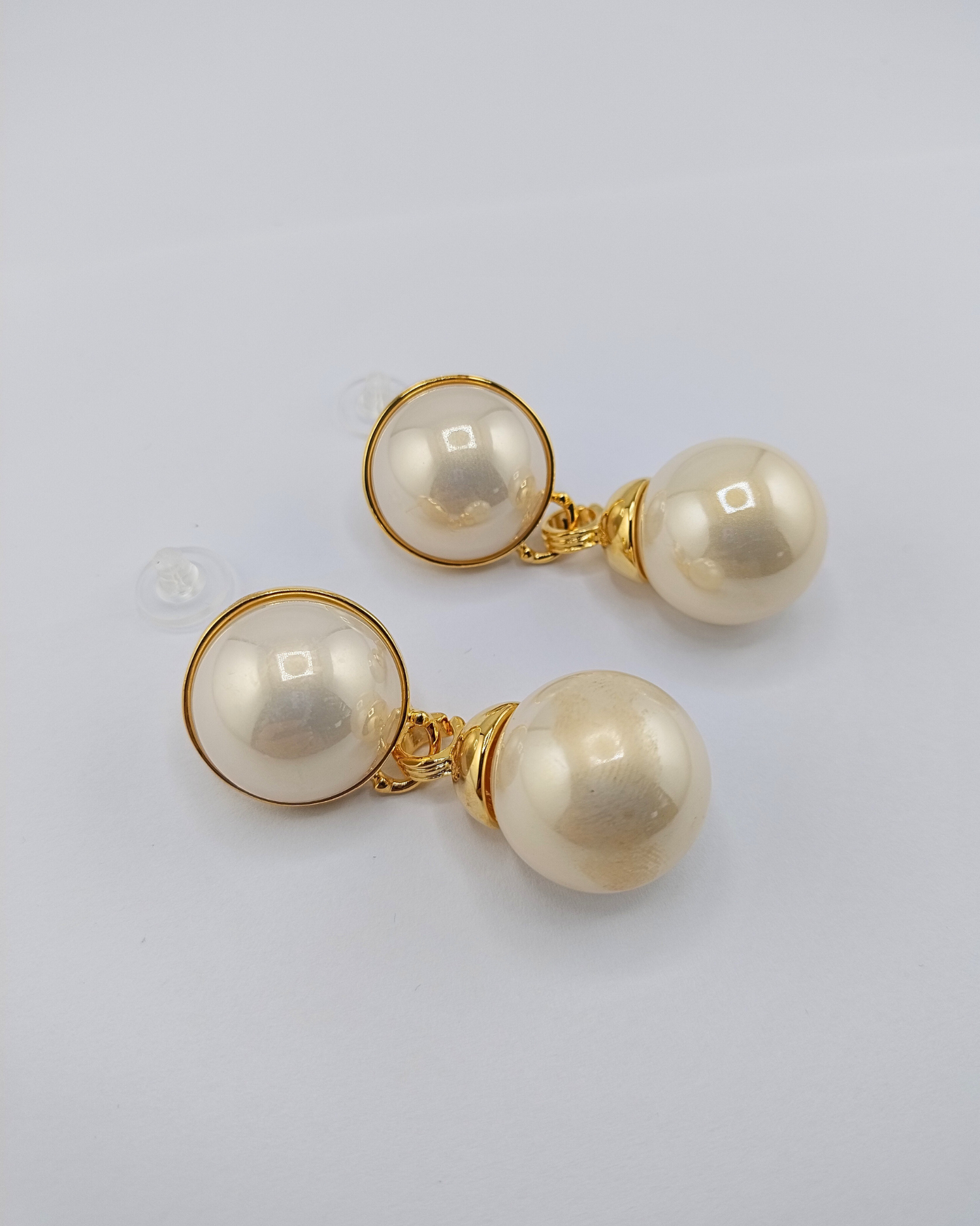 Izoa Josette Drop Earrings Pearl