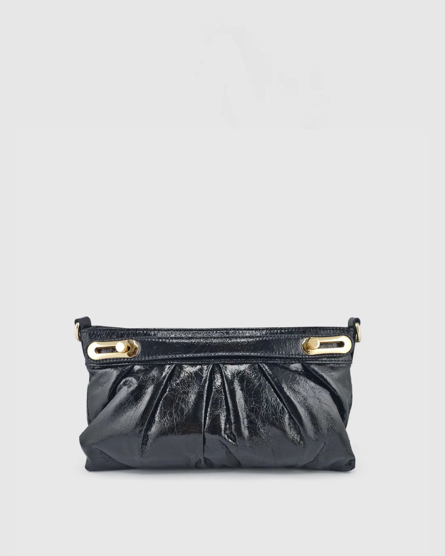 Izoa Amelie Clutch Bag in Black