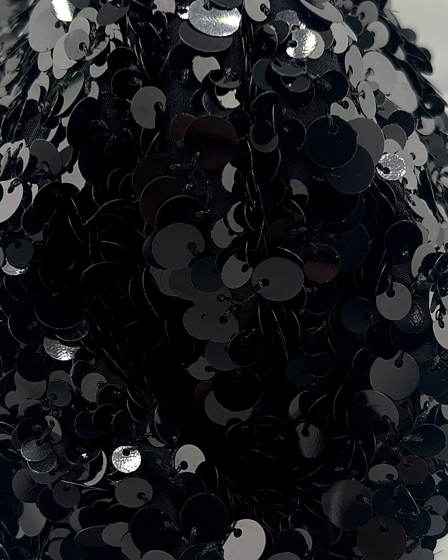 Mikayla Sequin Clutch Black