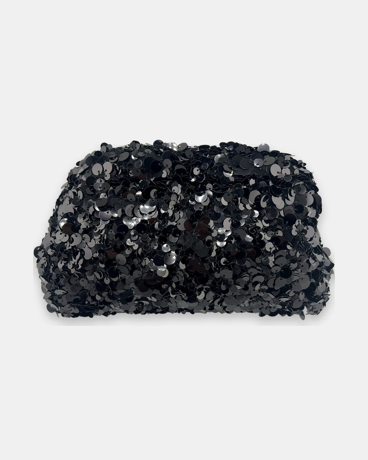 Mikayla Sequin Clutch Black