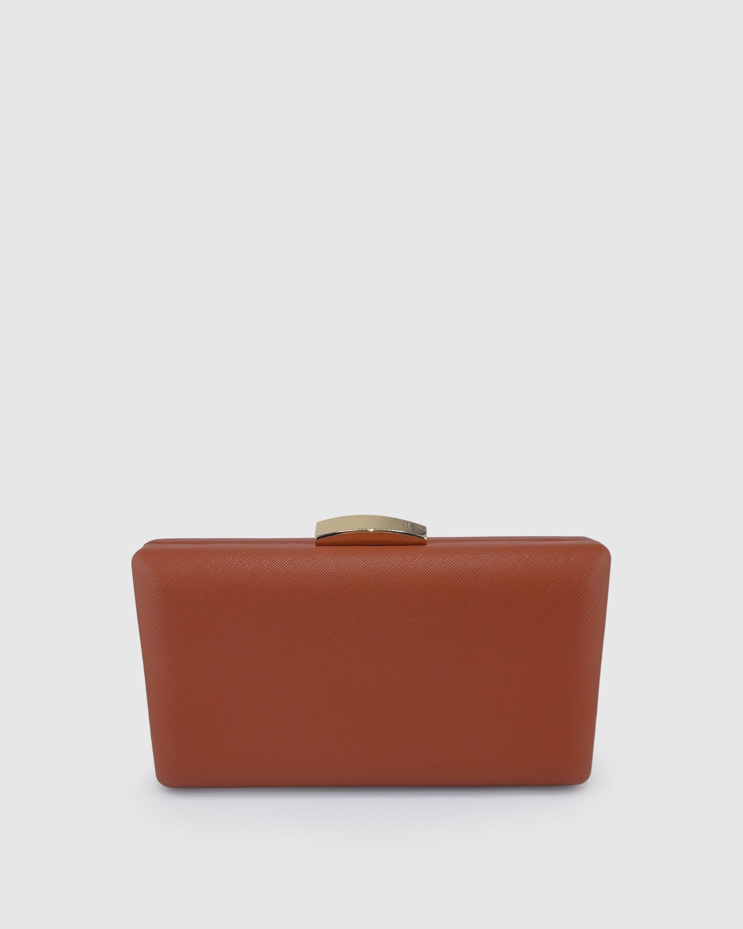 Izoa Bianca Clutch in Cocoa