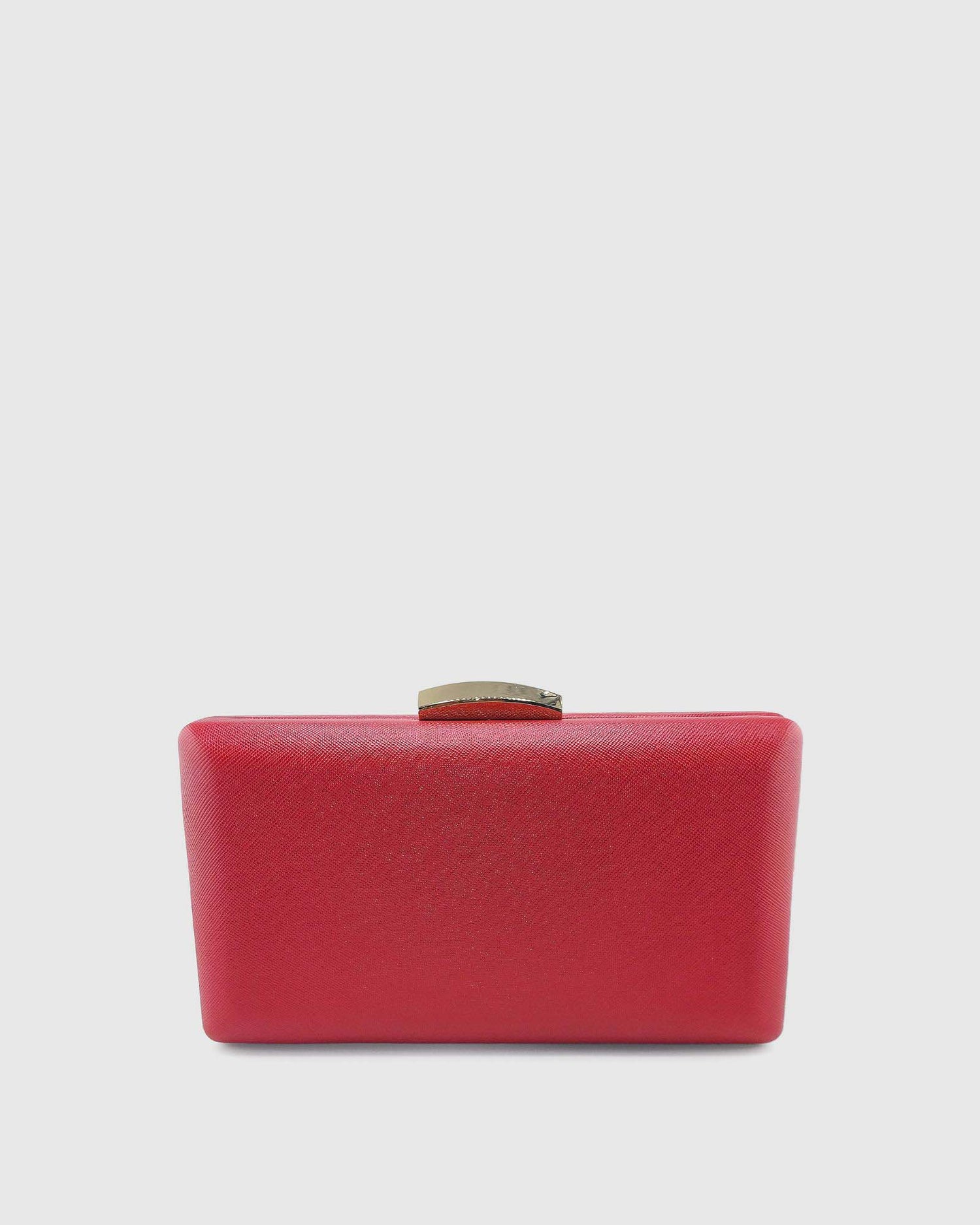Izoa Bianca Clutch in Red