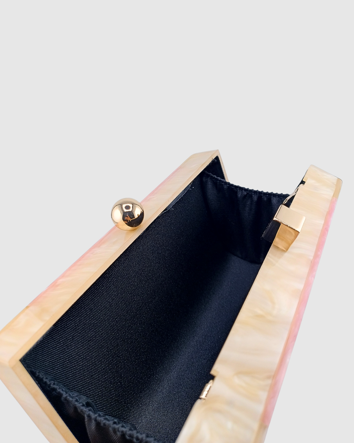 Izoa Brooke Marble Clutch Pink